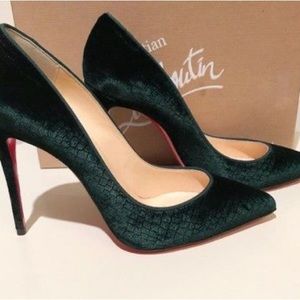 Christian Louboutin Pigalle Velvet Heels